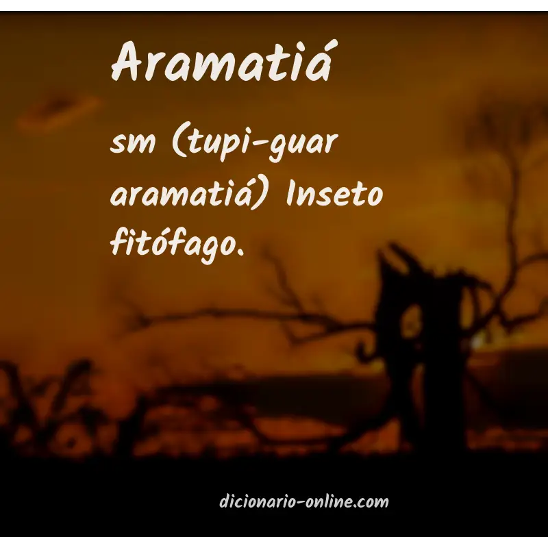 Significado de aramatiá