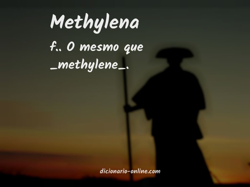 Significado de methylena