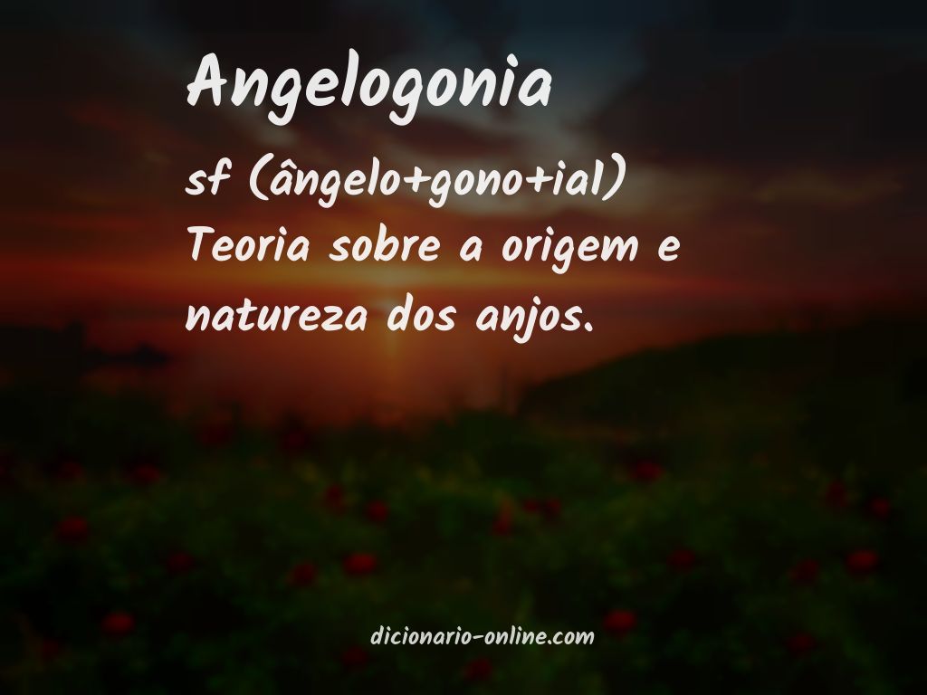 Significado de angelogonia