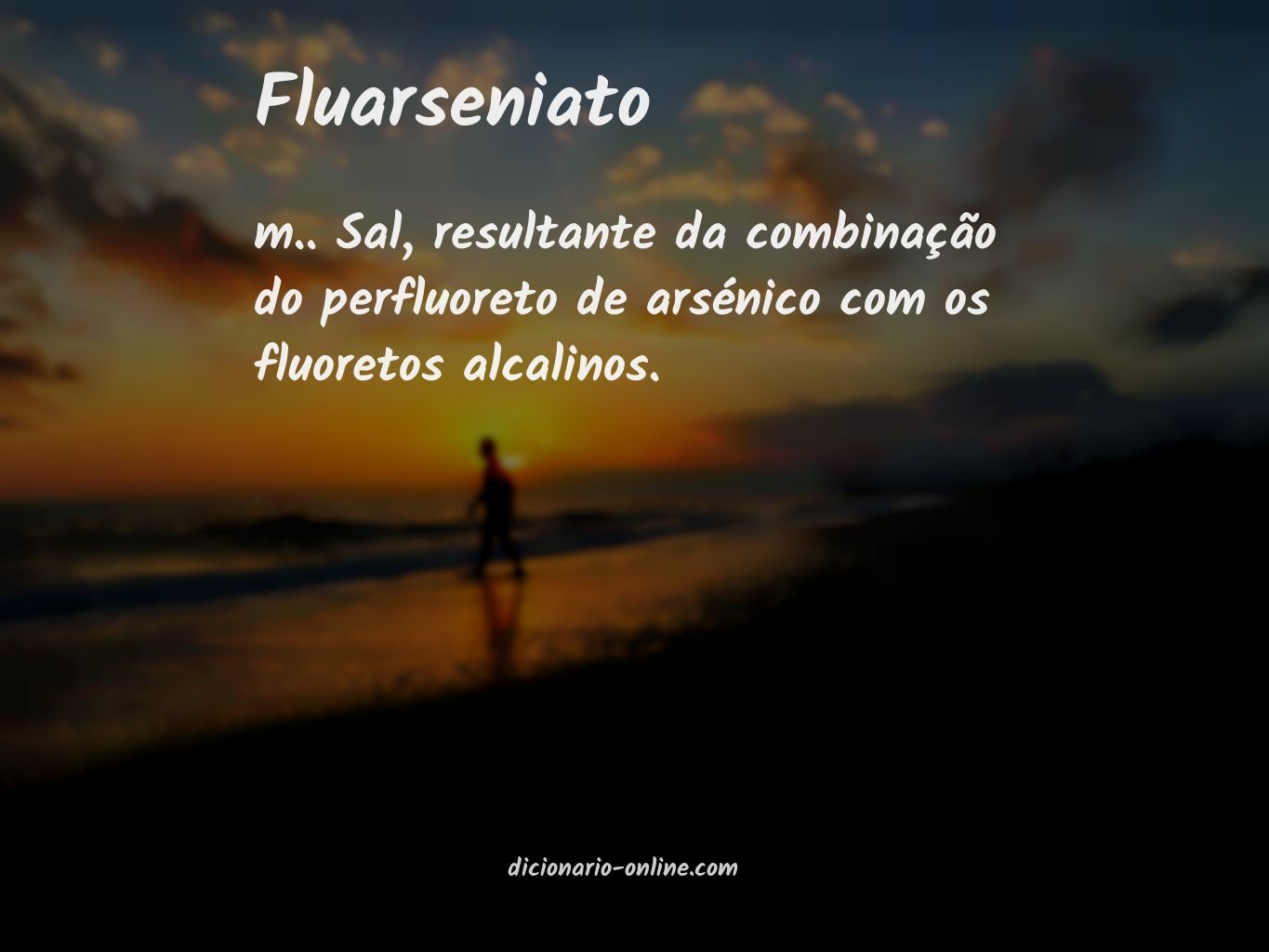 Significado de fluarseniato