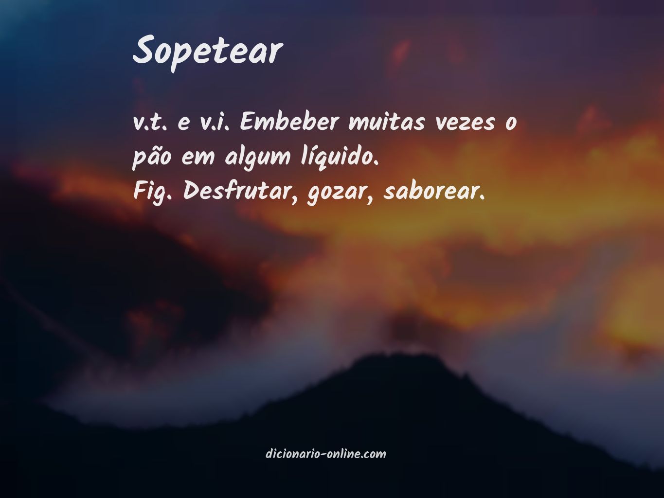 Significado de sopetear