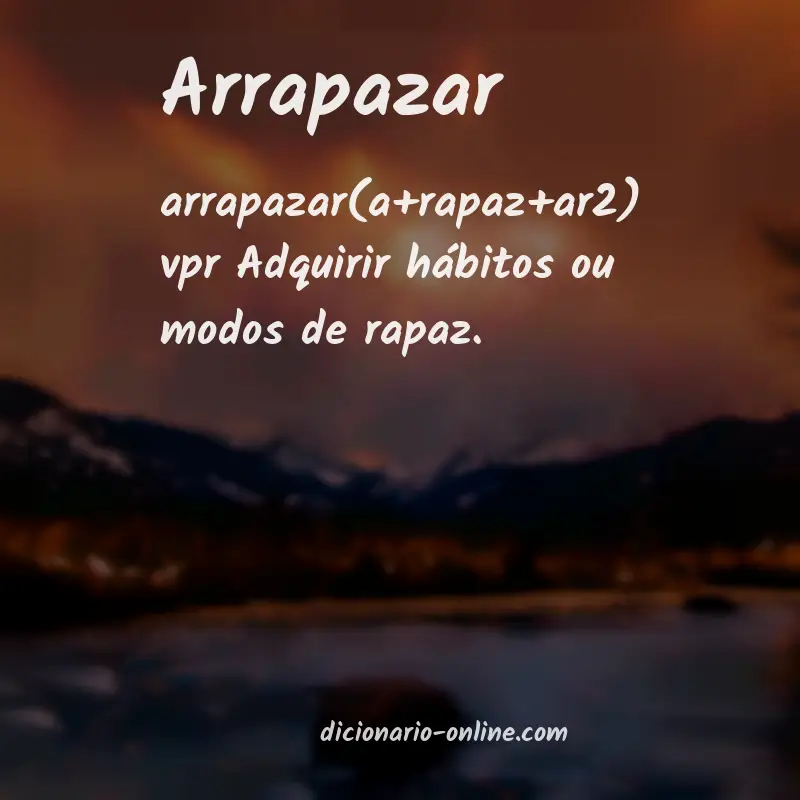 Significado de arrapazar
