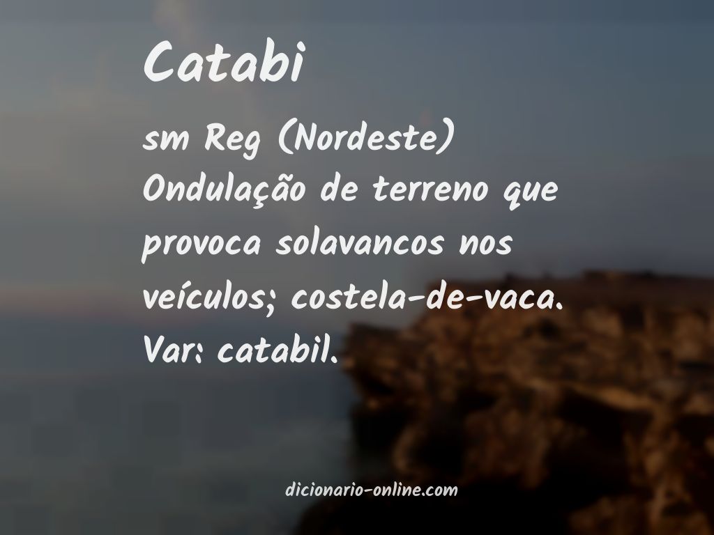 Significado de catabi