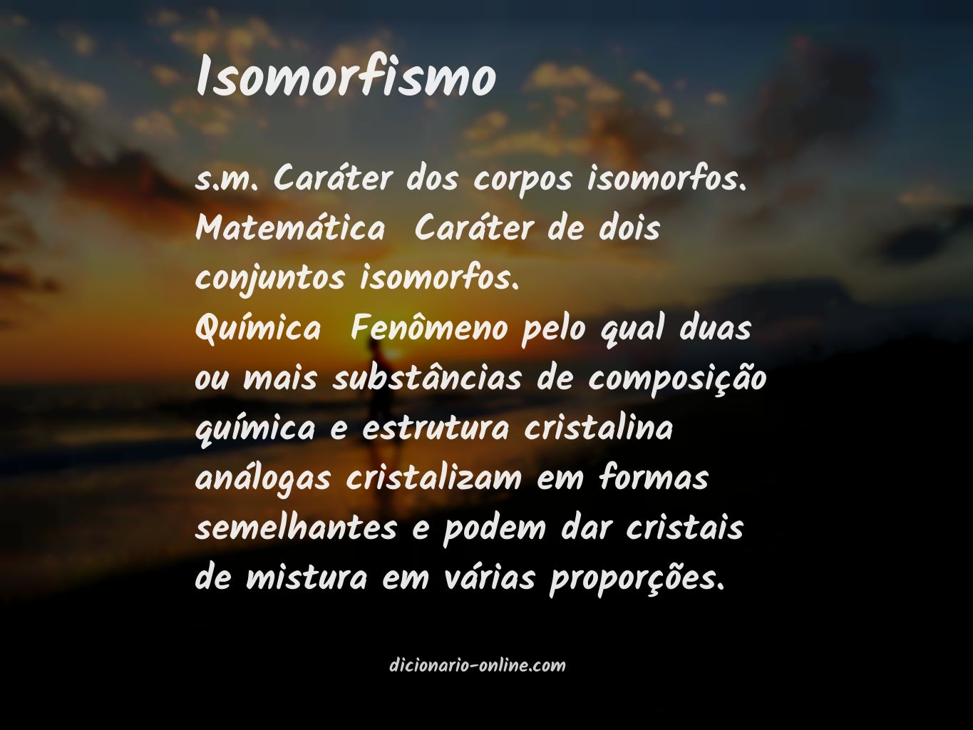 Significado de isomorfismo