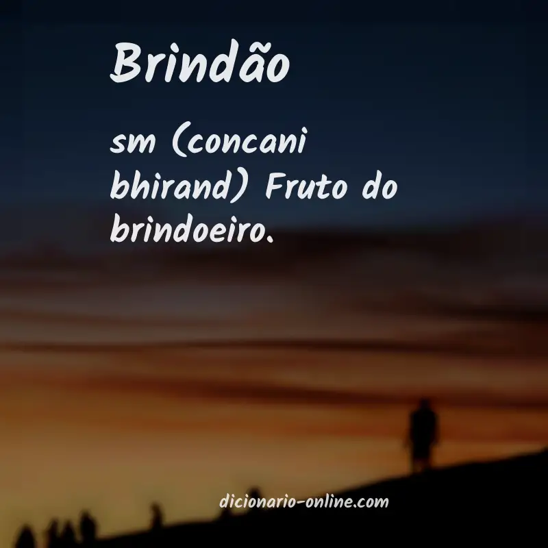 Significado de brindão