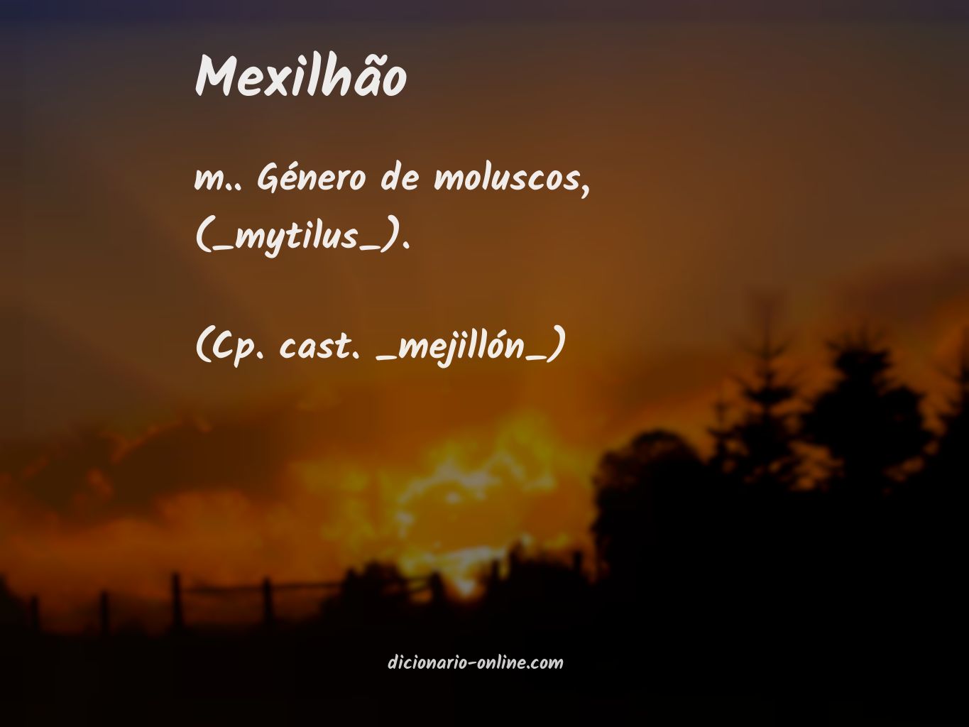 Significado de mexilhão