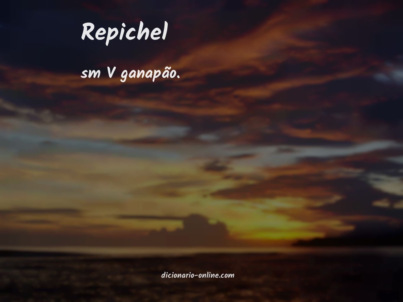 Significado de repichel