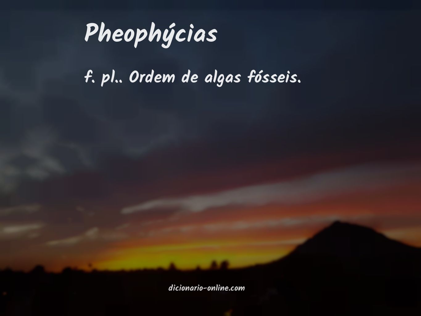 Significado de pheophýcias