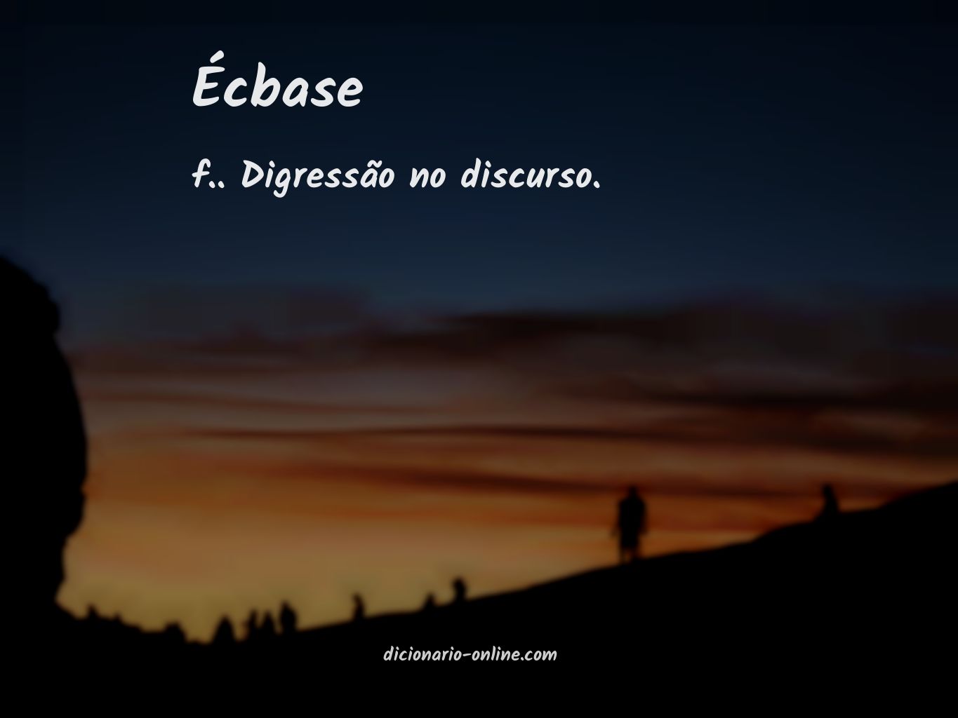 Significado de écbase