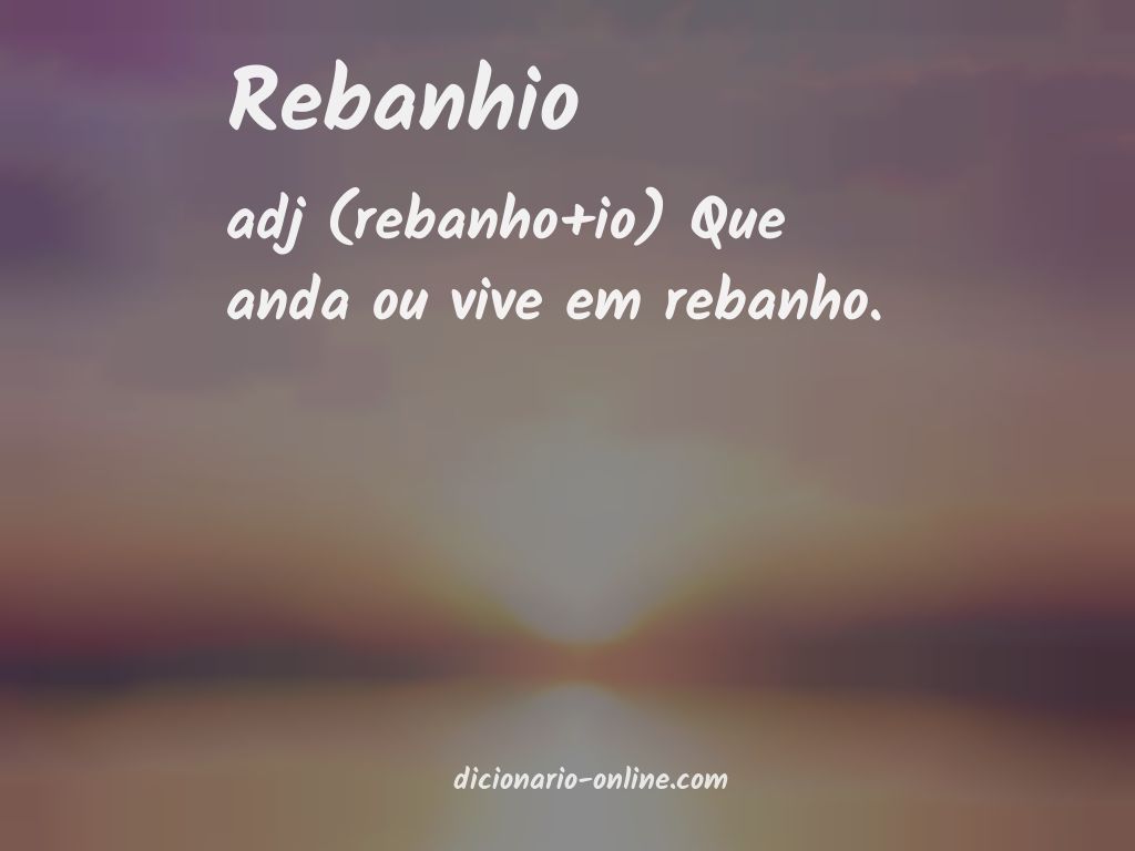 Significado de rebanhio