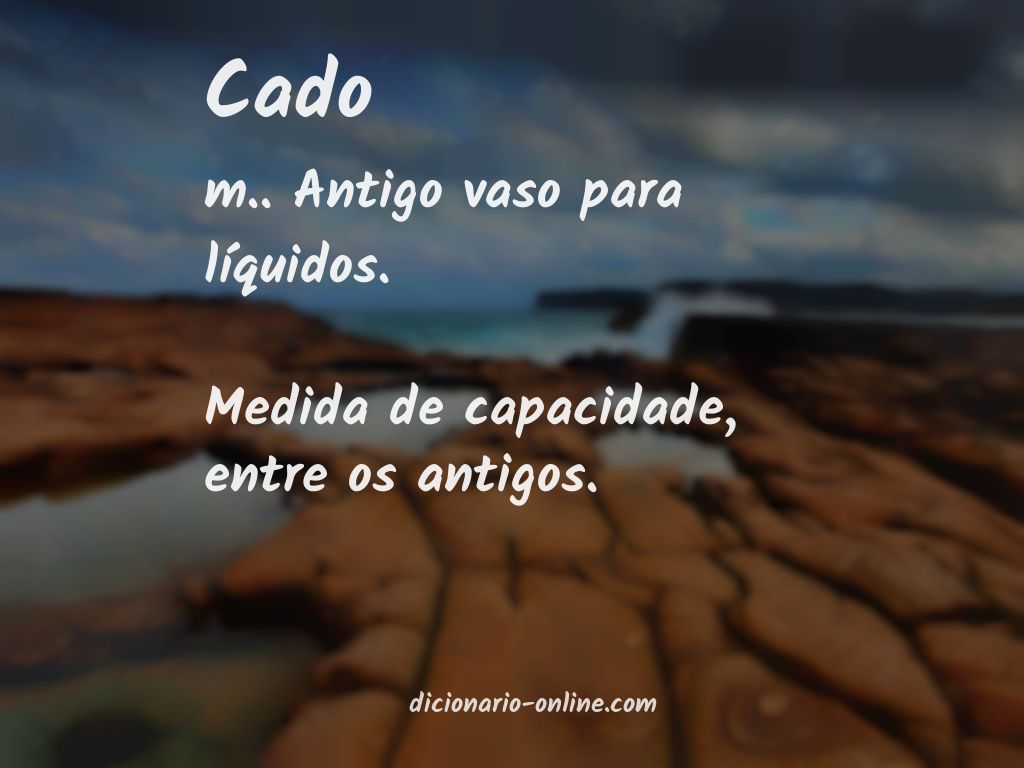 Significado de cado