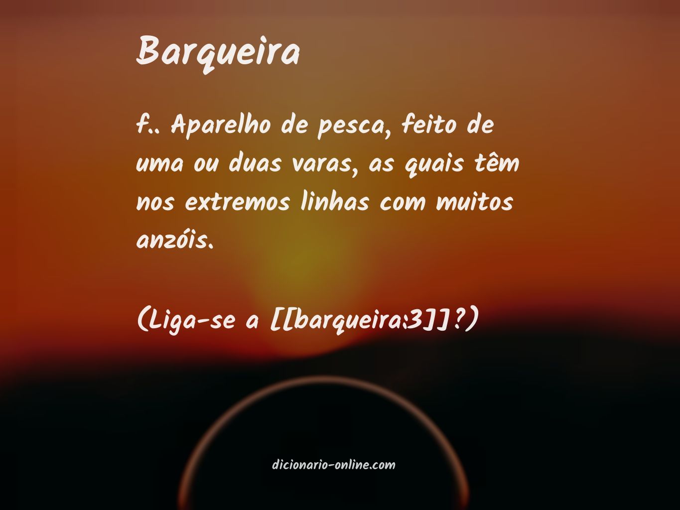 Significado de barqueira