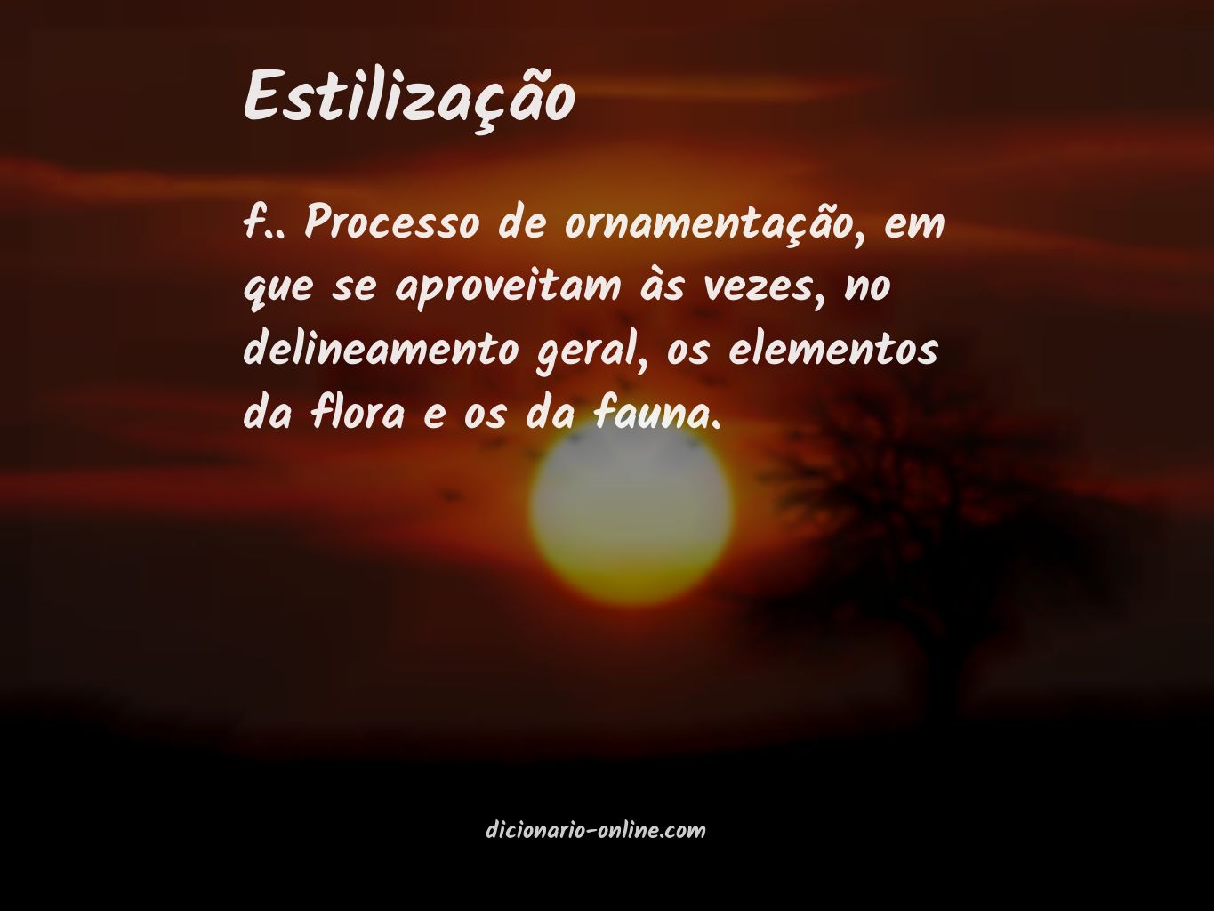 Significado de estilização