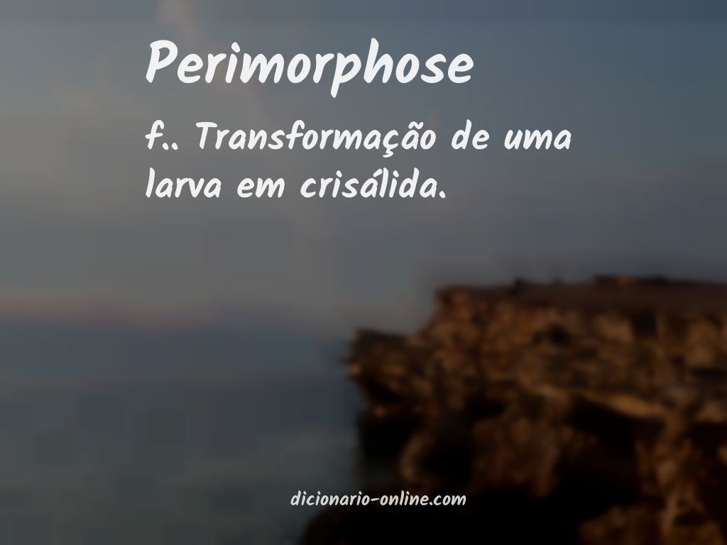 Significado de perimorphose