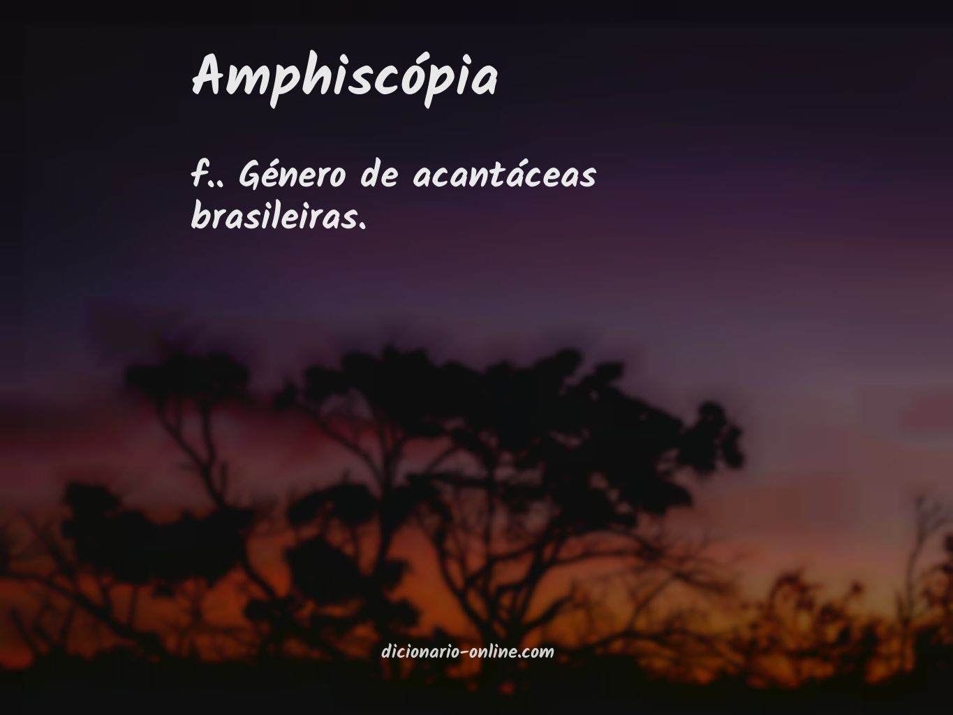 Significado de amphiscópia