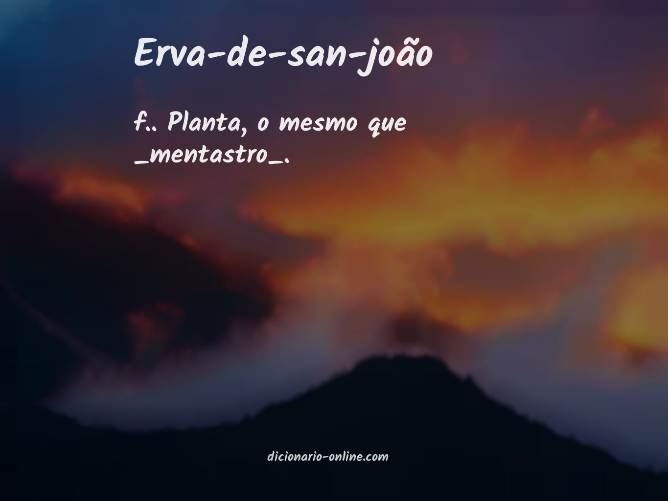 Significado de erva-de-san-joão