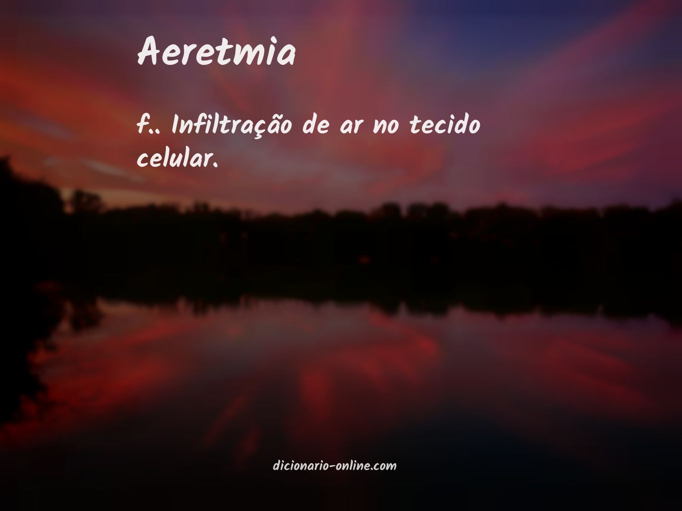 Significado de aeretmia