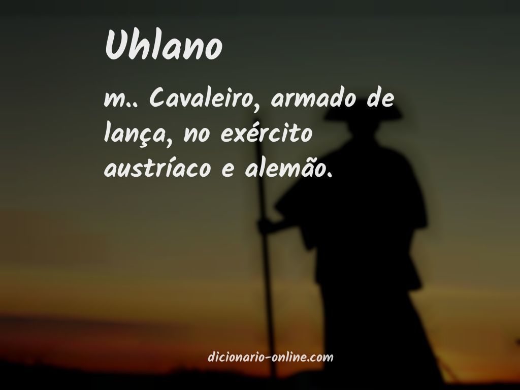 Significado de uhlano