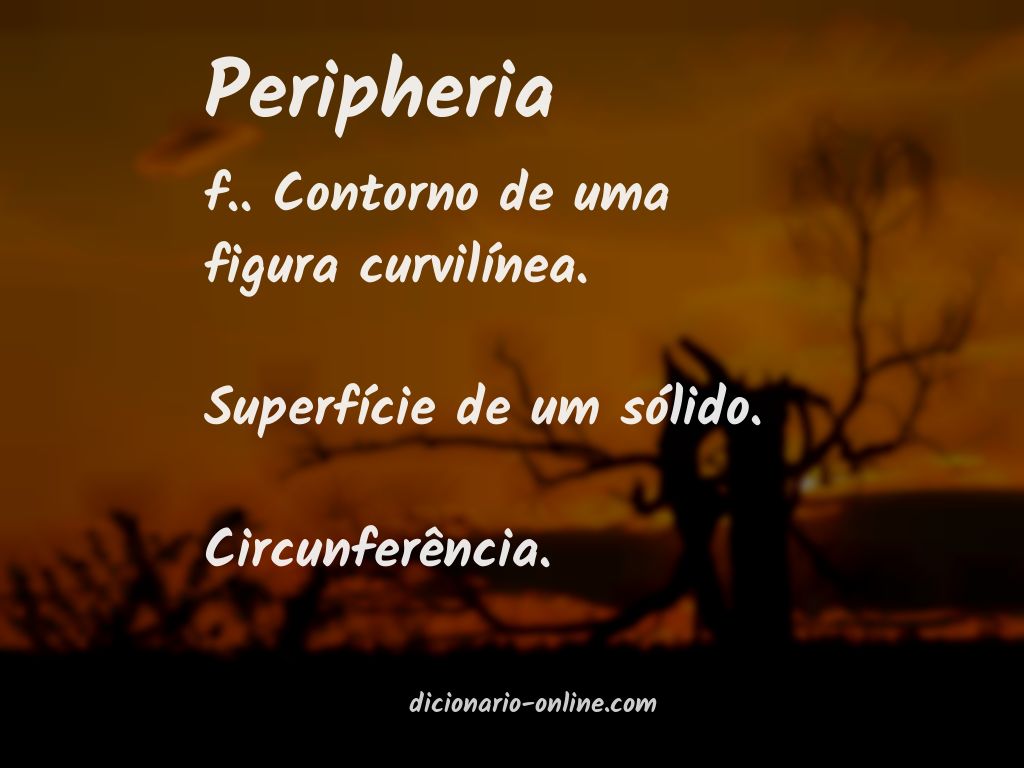 Significado de peripheria