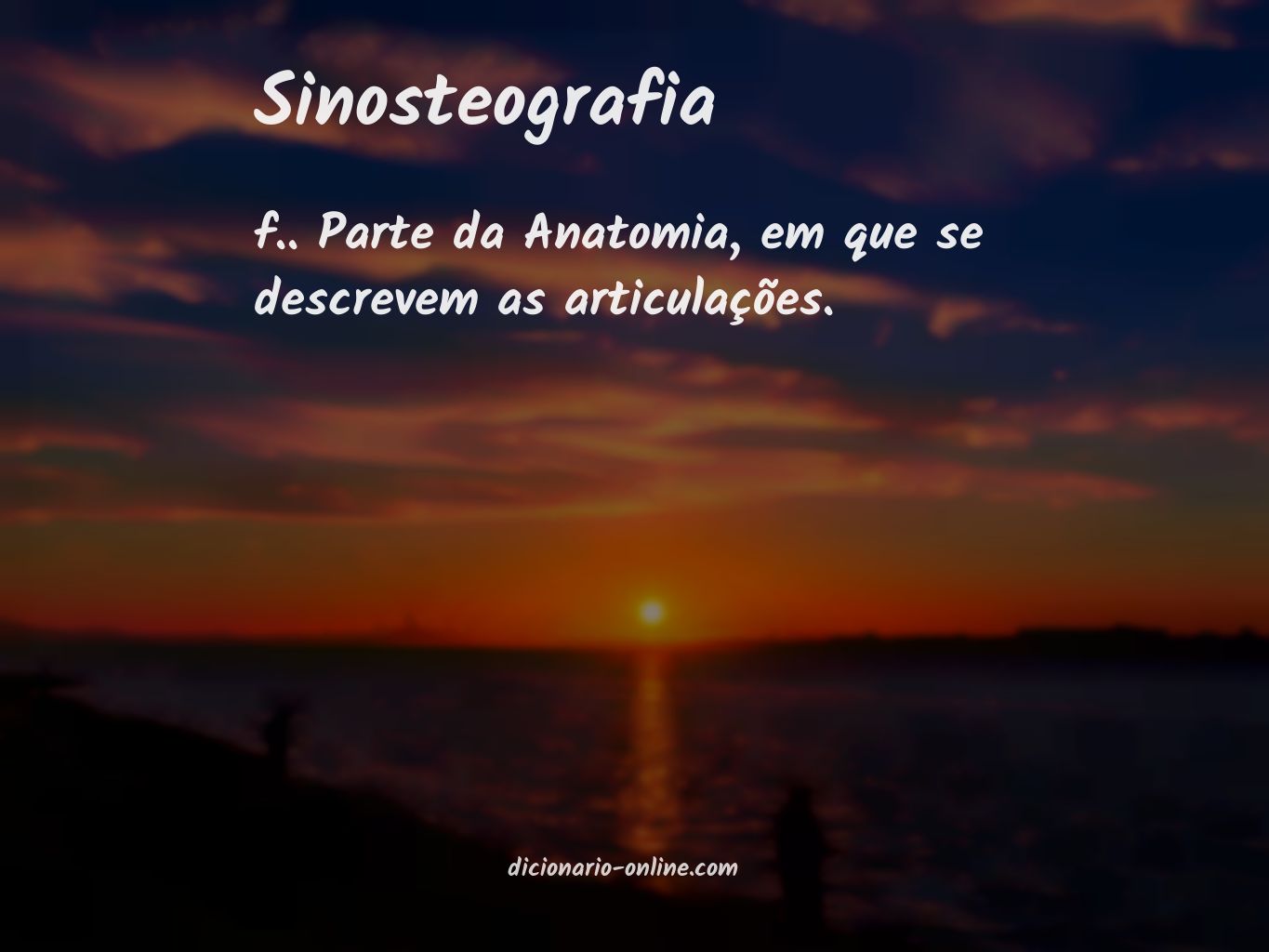 Significado de sinosteografia