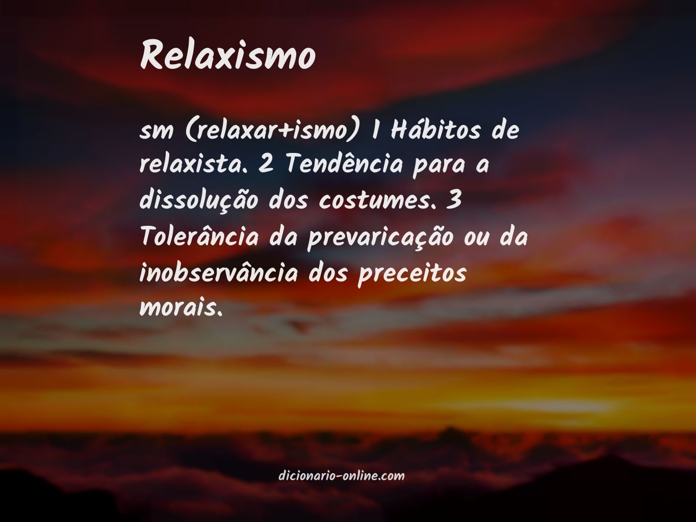 Significado de relaxismo