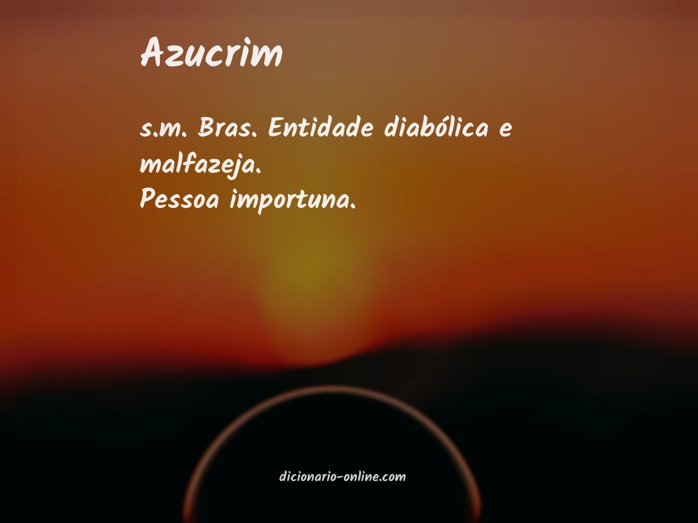 Significado de azucrim