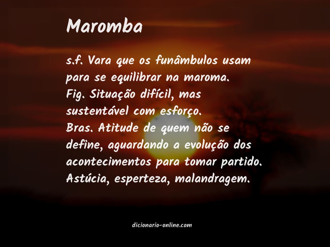 Significado de maromba