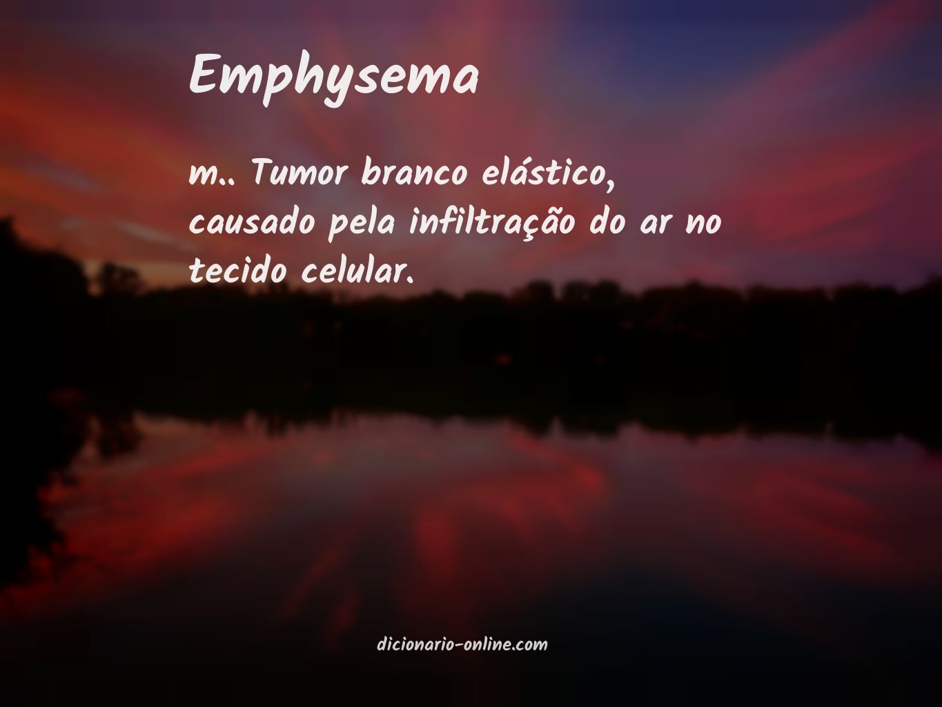 Significado de emphysema