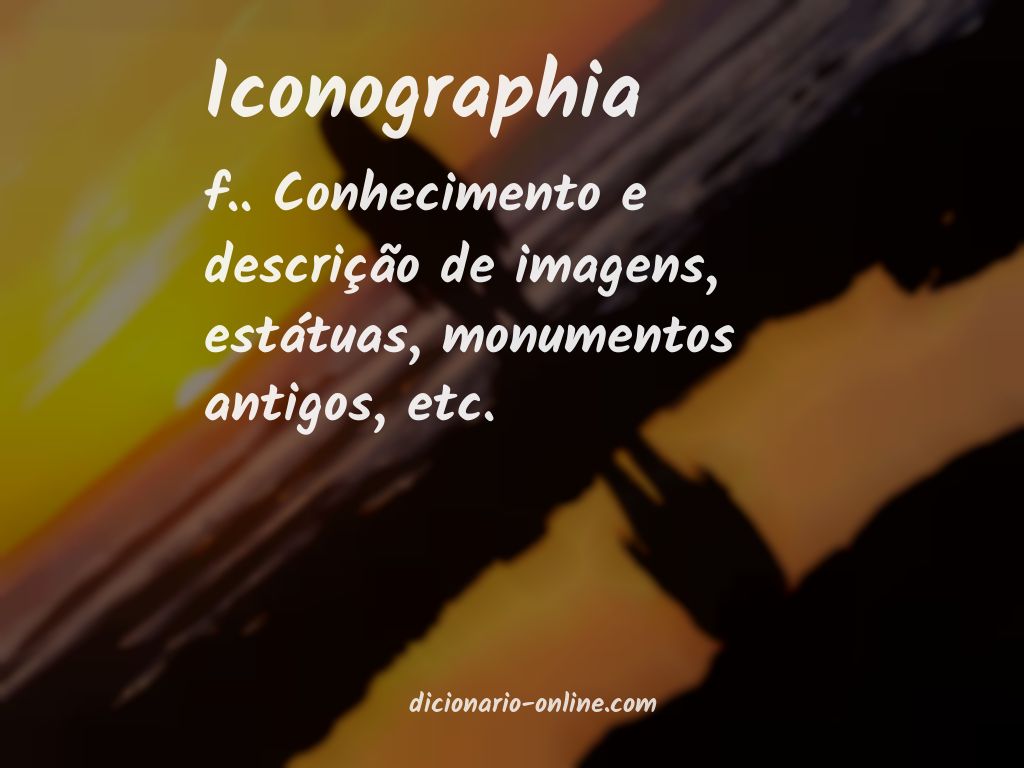 Significado de iconographia