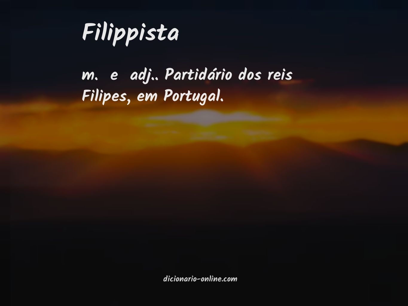 Significado de filippista