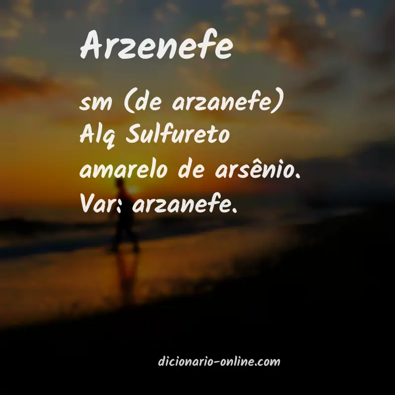 Significado de arzenefe