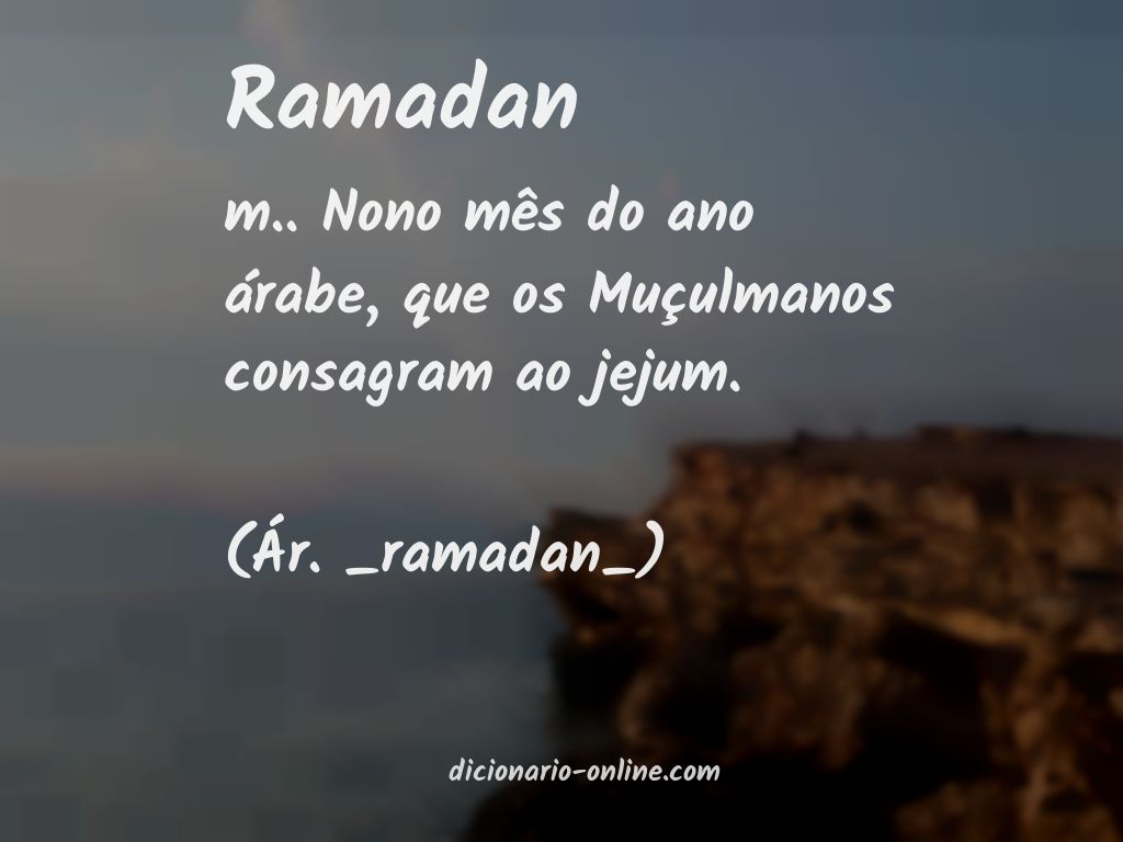 Significado de ramadan