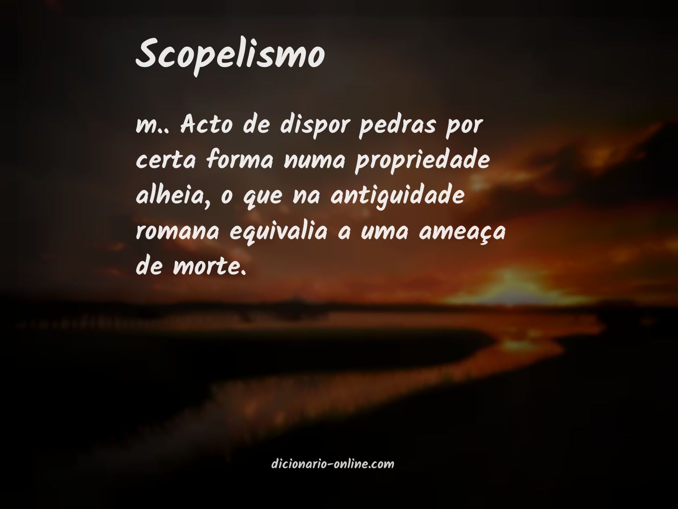 Significado de scopelismo