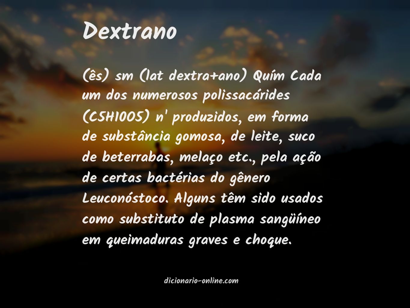 Significado de dextrano