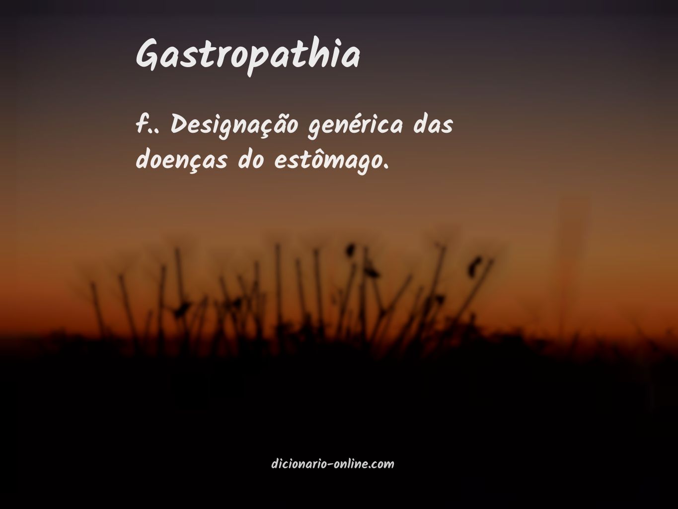 Significado de gastropathia