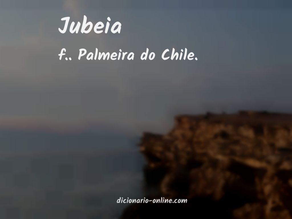 Significado de jubeia