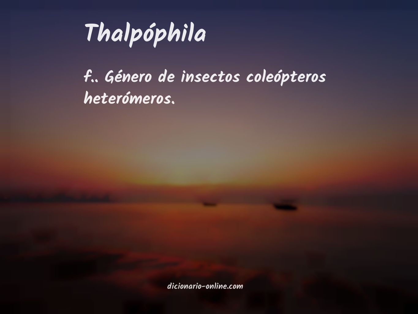 Significado de thalpóphila