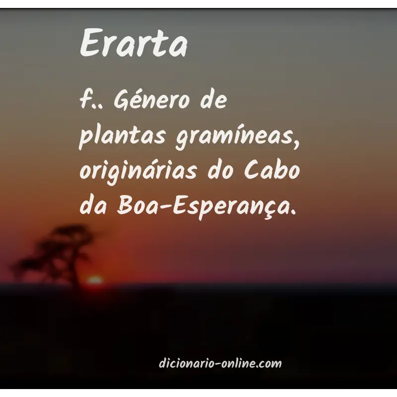 Significado de erarta