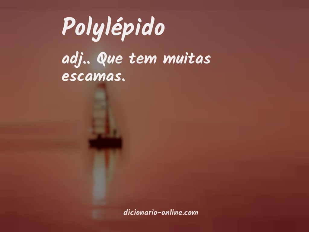 Significado de polylépido