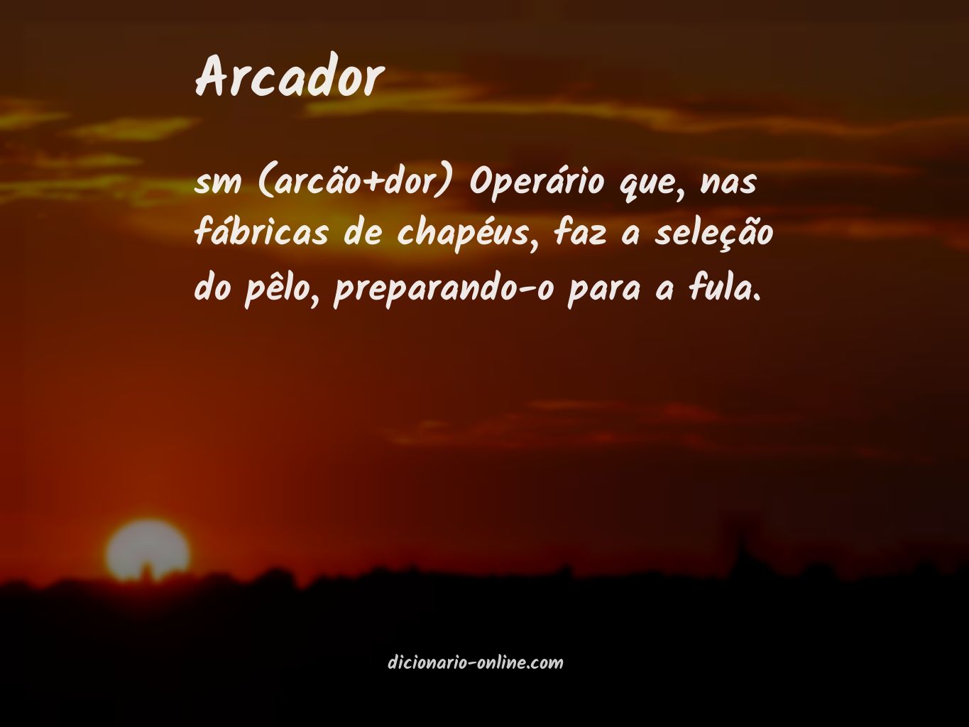 Significado de arcador