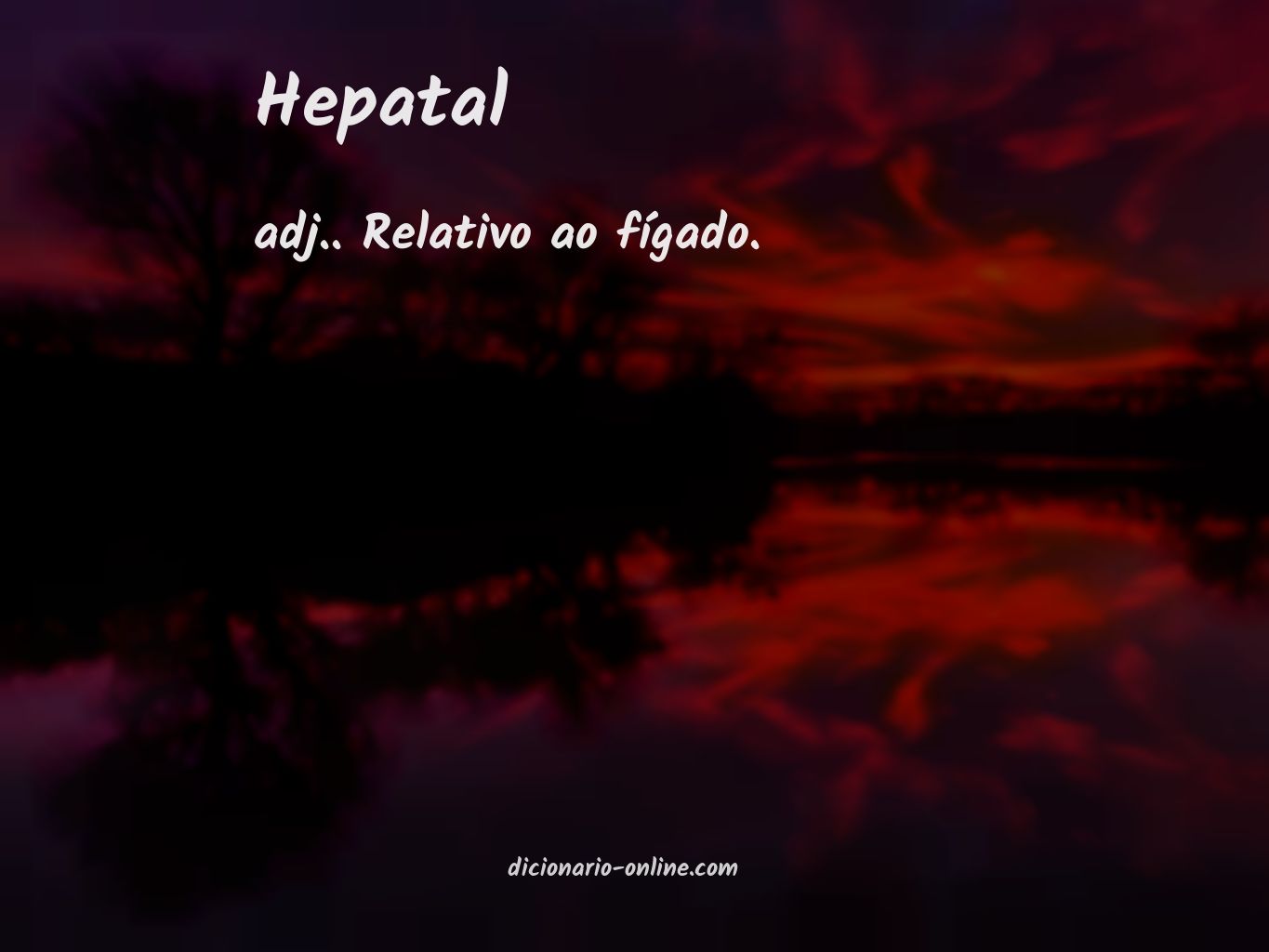 Significado de hepatal