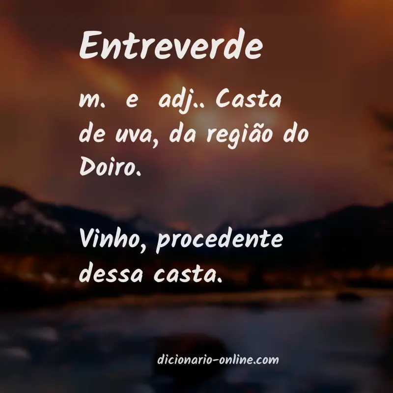 Significado de entreverde
