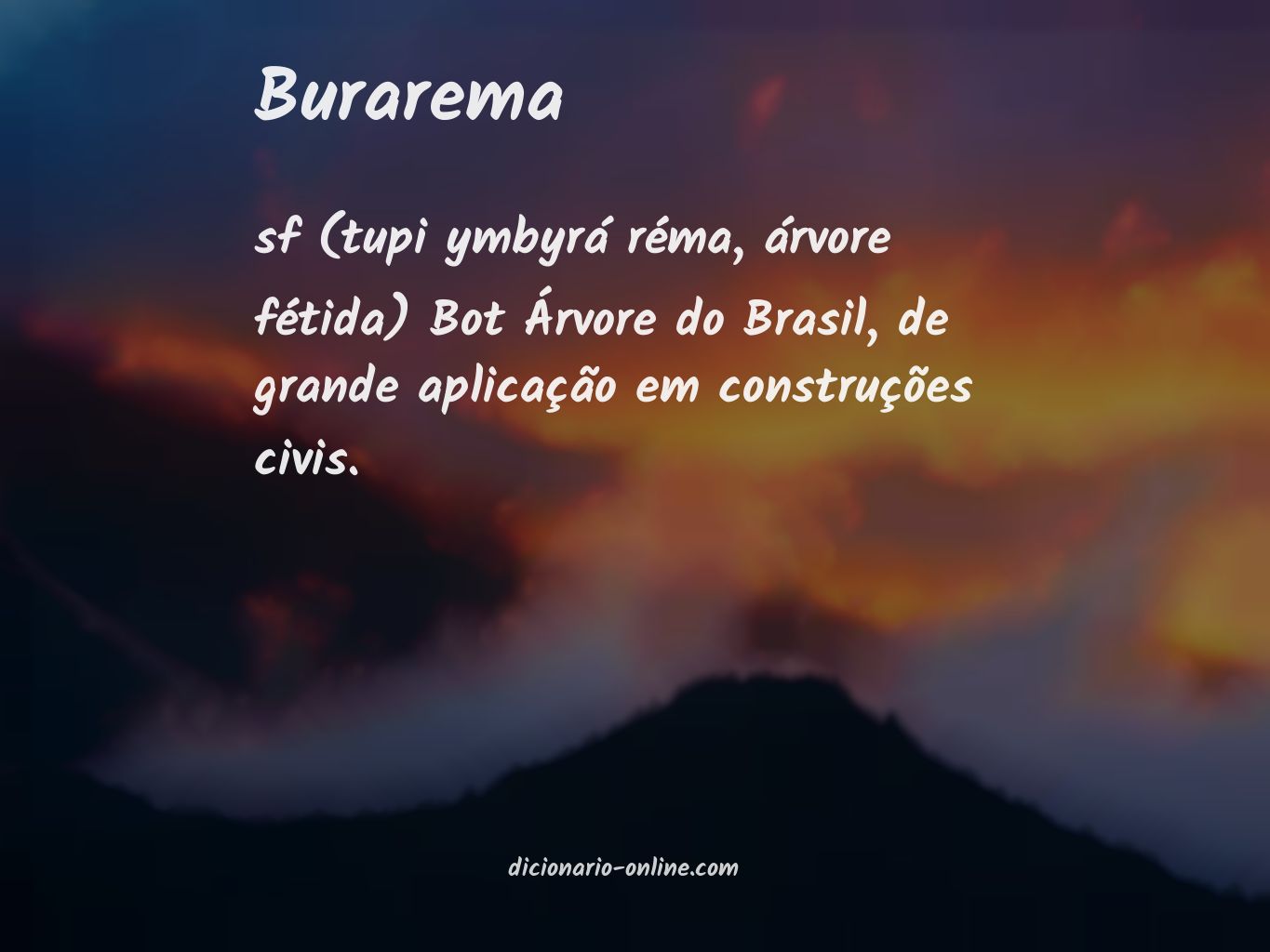 Significado de burarema