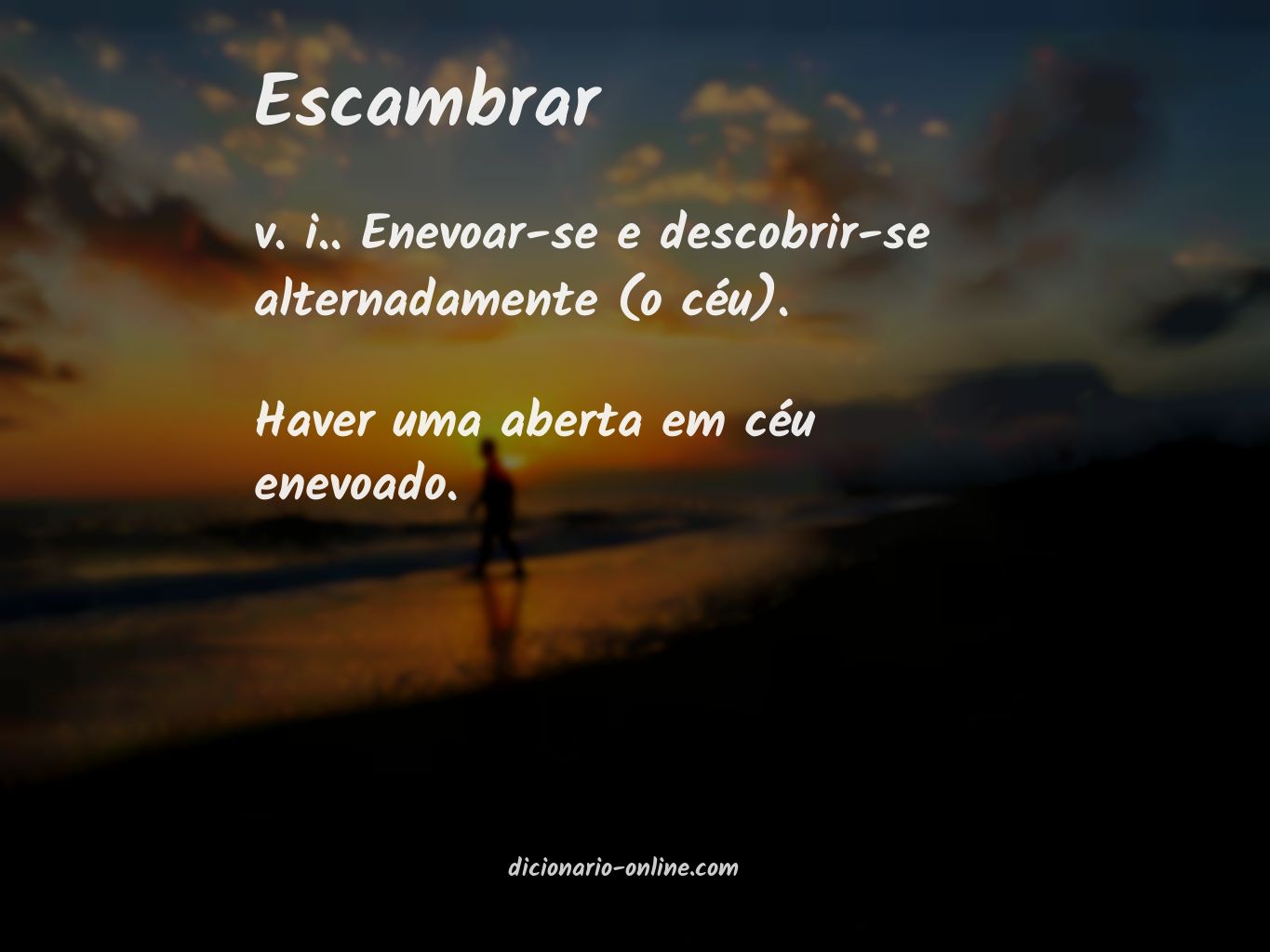 Significado de escambrar