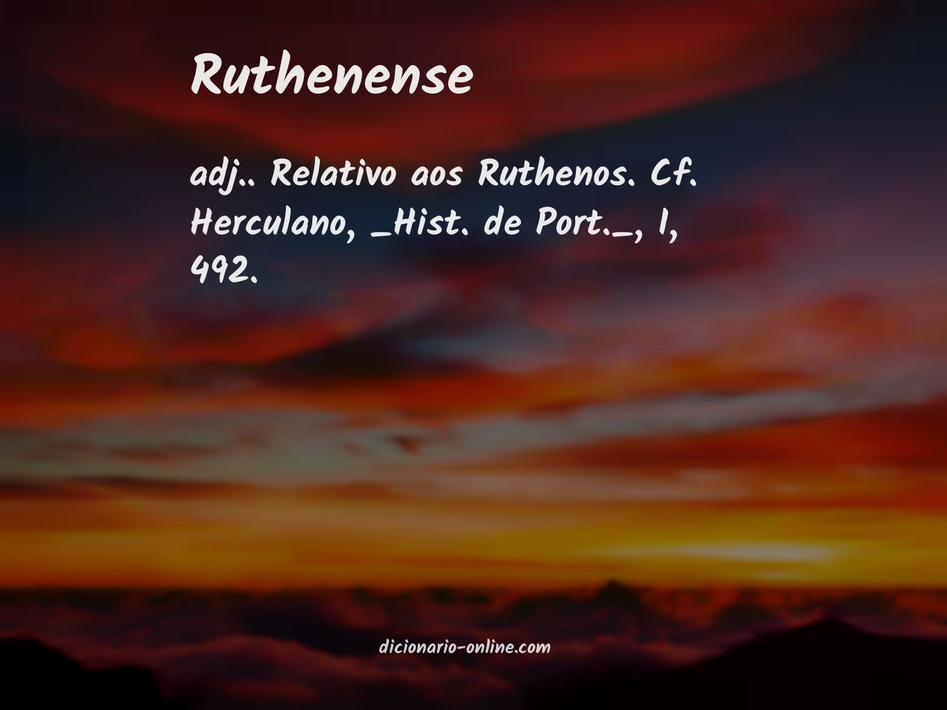 Significado de ruthenense