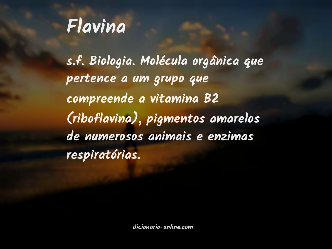 Significado de flavina