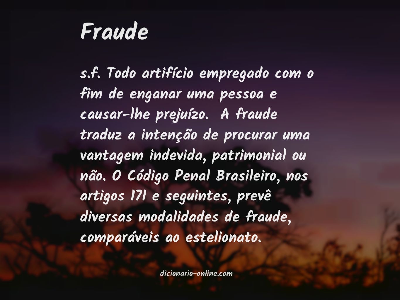 Significado de fraude