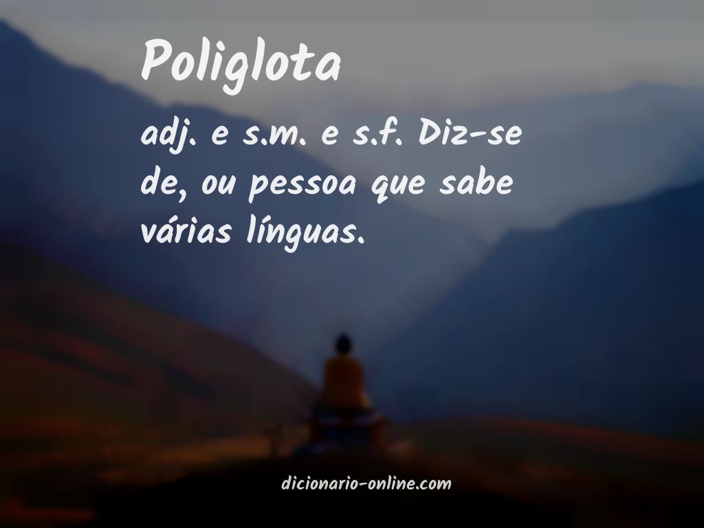 Significado de poliglota