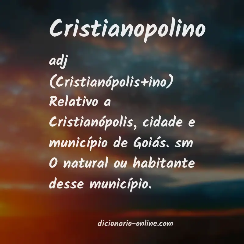 Significado de cristianopolino