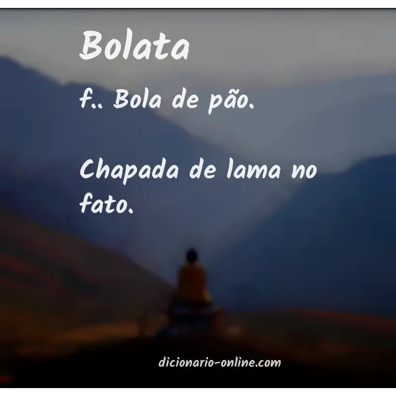 Significado de bolata